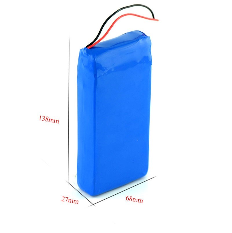 Benutzerdefinierte wiederaufladbare LIPO 7,4V 10AH Lithium-Polymer-Batteriepackung 7.4-Volt-Batterien