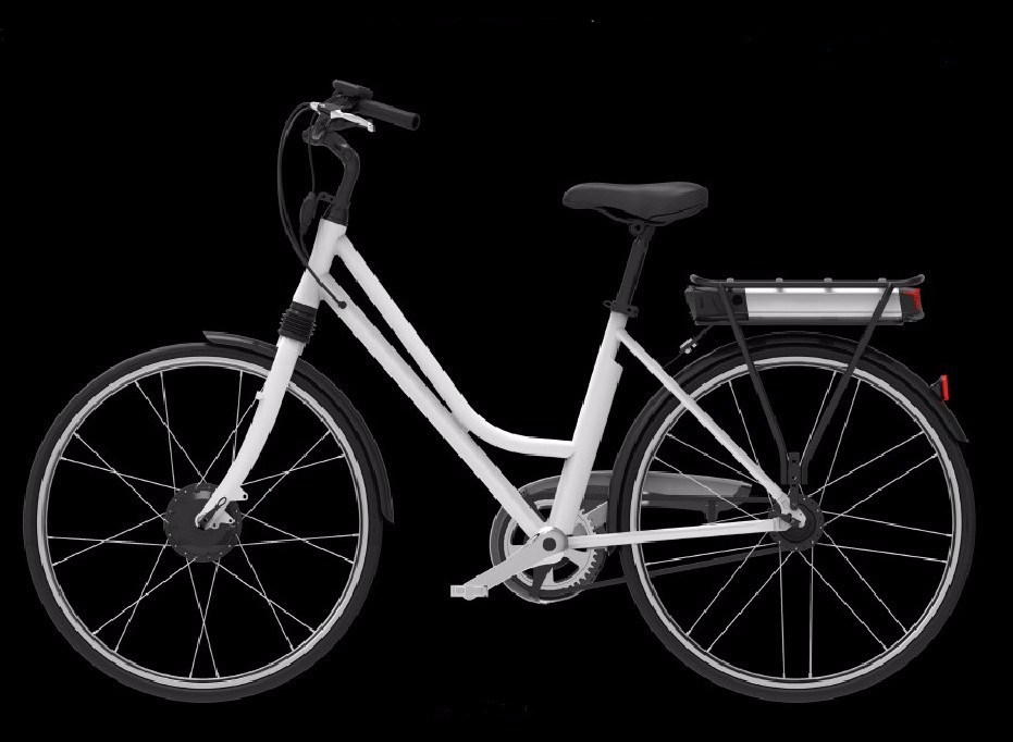 Acessórios elétricos da bicicleta 36v Bateria traseira do rack com carregador