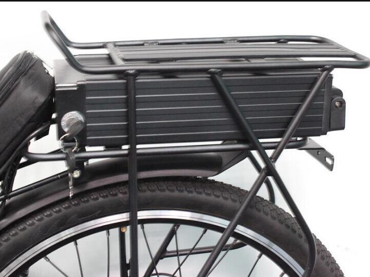 Paquet de batterie de vélo électrique de type rack arrière 48V 20Ah