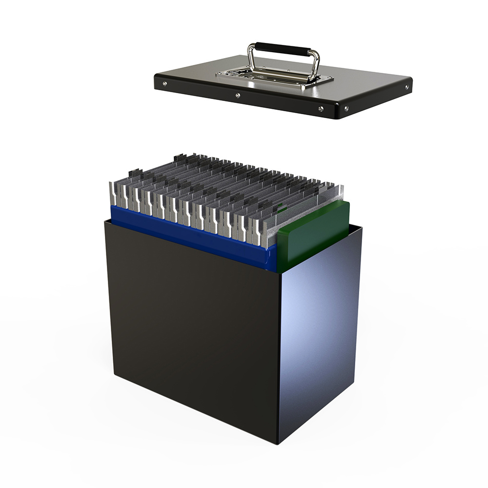 Paquete de baterías de 12V 200AH LIFEPO4 con caja de metal para RV / SISTEMA SOLAR / YACHT / CARRES DE GOLF / BARCO