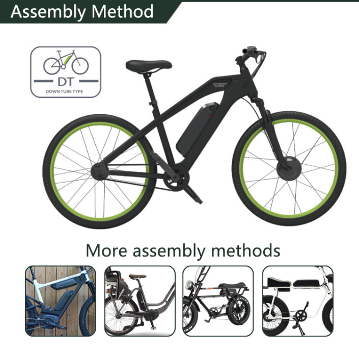 Elektro-Fahrrad Kit 48V 17.5ah unten Schlauch-Art Fahrrad-Lithium-Batterie