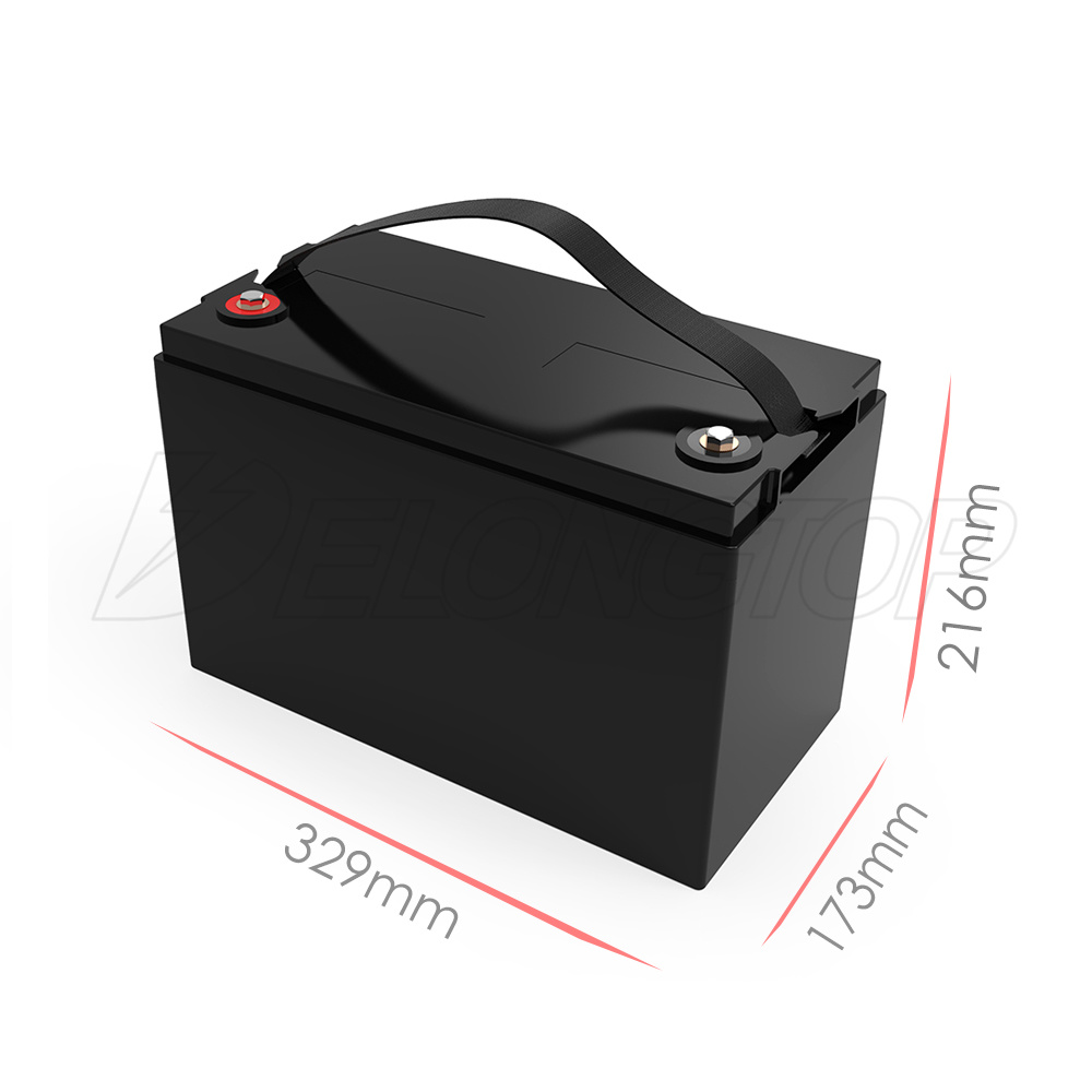 Customized Lithium-Batterie Wiederaufladbare 12V 100ah Akku LiFePO4 Batterie-Solarbatterie