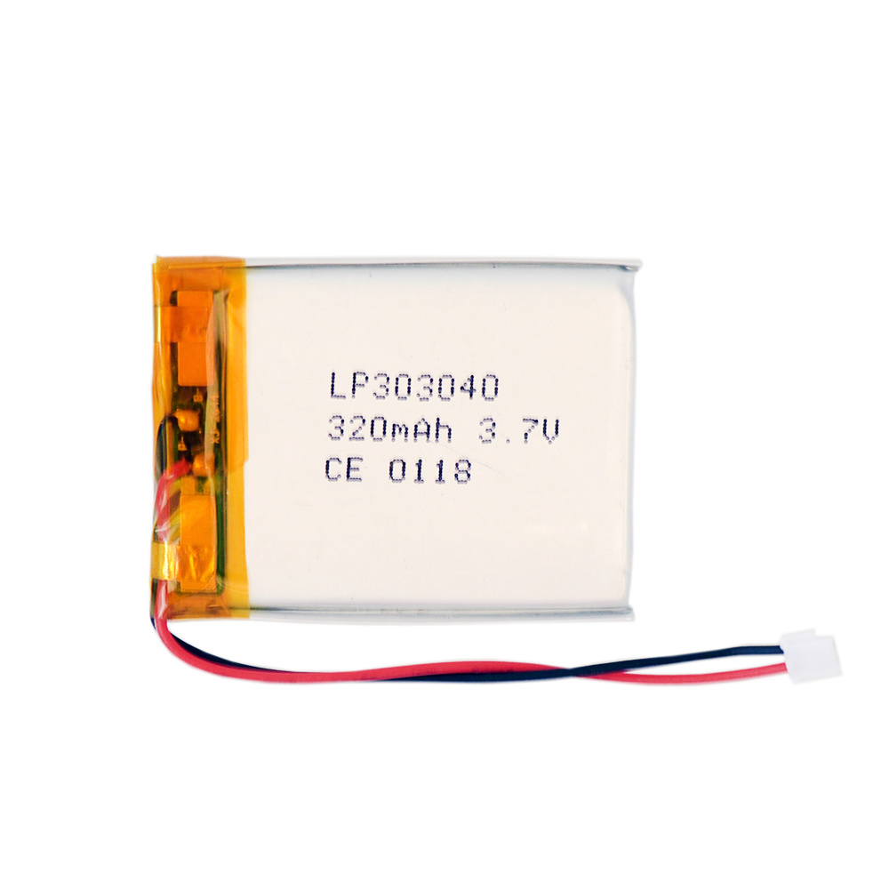Recargable 3.7v 303040 320mAh lipo célula de batería mini calefacción de células de iones de litio