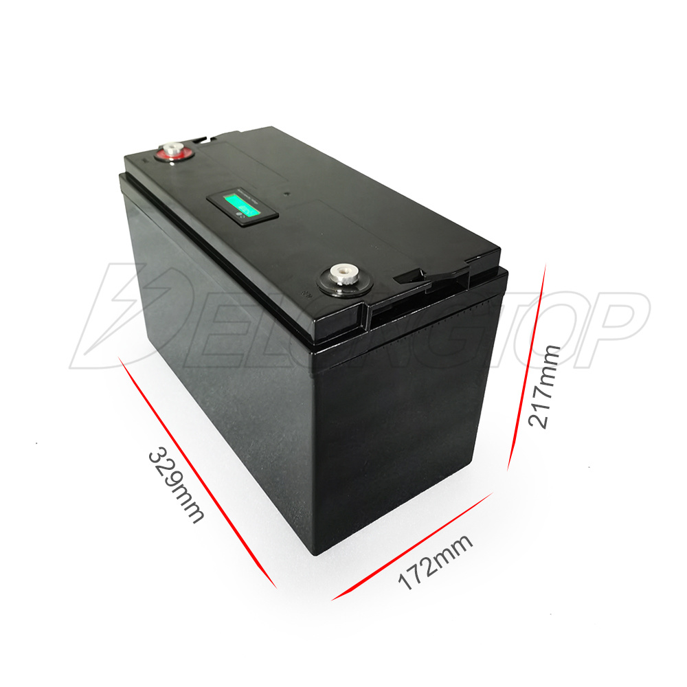 Pack de batterie LIFEPO4 12V 100AH ​​pour le système d'alimentation solaire