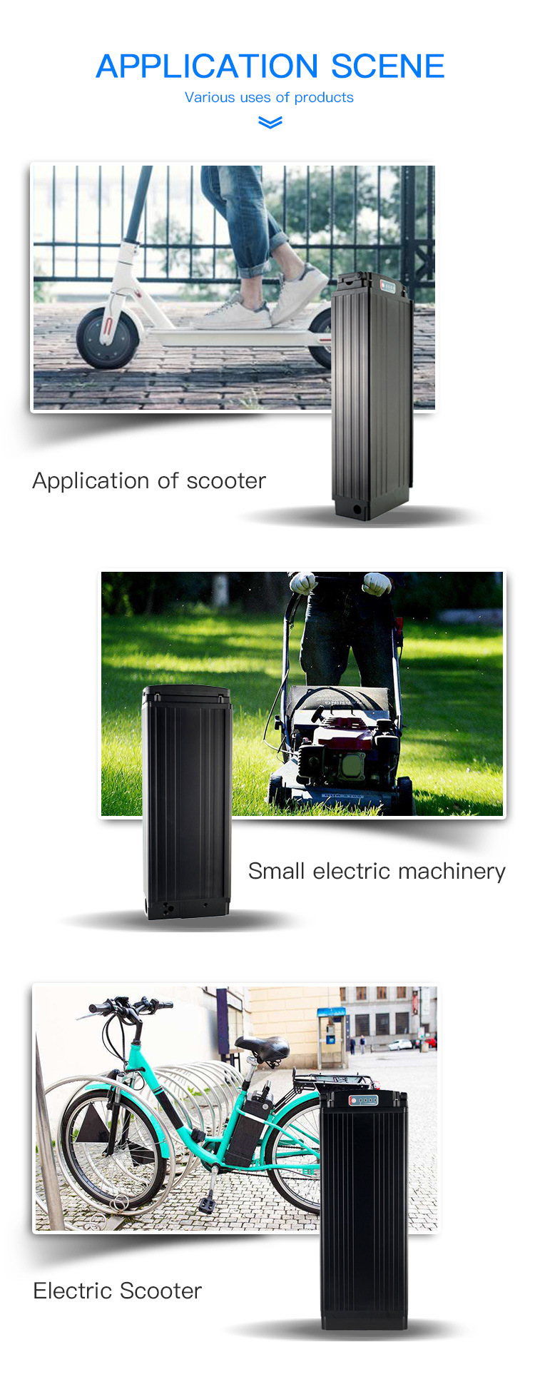 18650 리튬 전기 배터리 팩 20Ah 15Ah 48V ebike