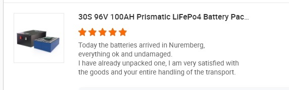 Batterie de lithium ionique 48V 100ah