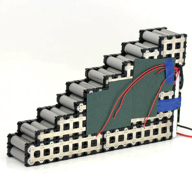 Batería de triángulo recargable de 48V 20Ah con bolsa triangular