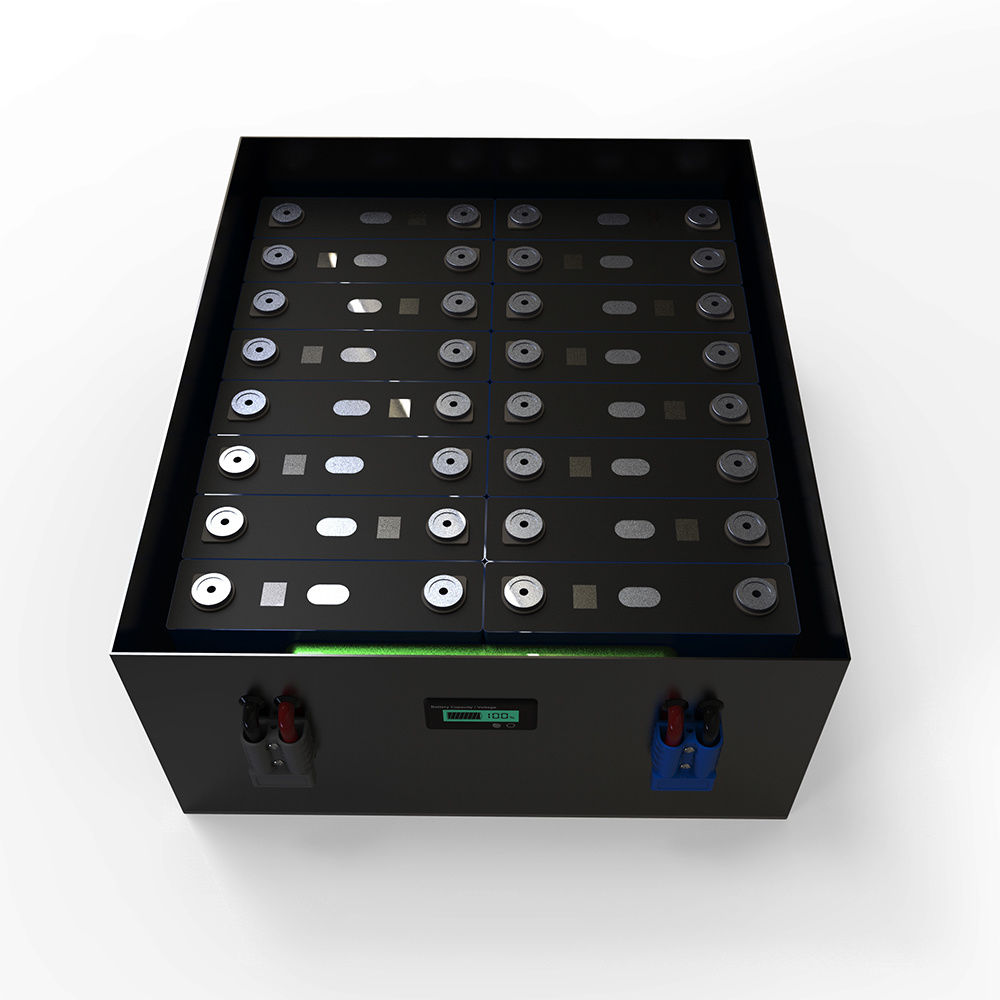 2000 temps de cycle Système de stockage solaire Batterie au lithium 48V 100Ah avec 100A BMS