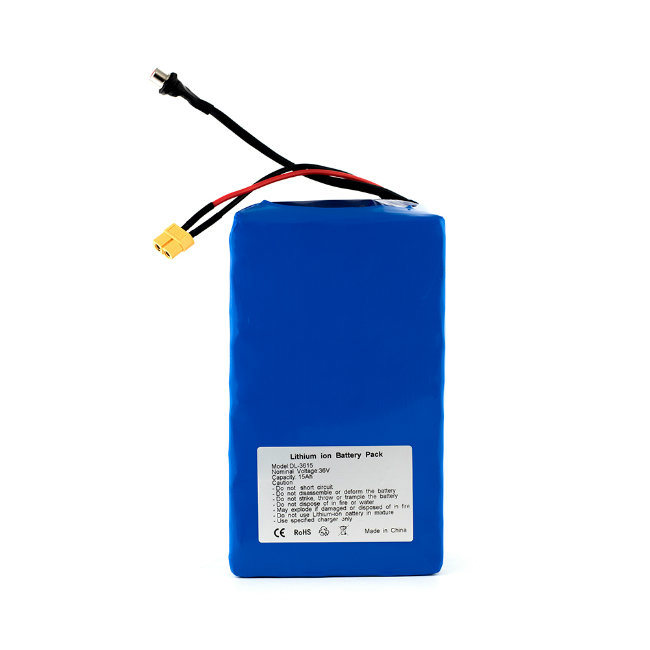 Paquet de batterie Li Polymer 36V 15AH pour les batteries de scooter à vélos électriques