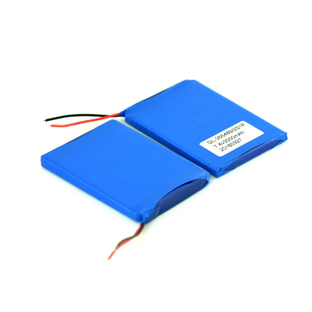 Recarregável de polímero de lítio 7.4V 3000mAh bateria para produtos digitais