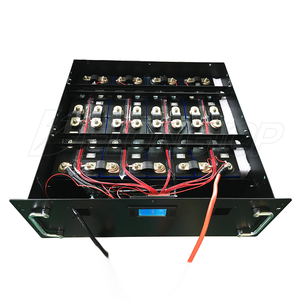 48V 100 Ah LiFePO4 Batterie Lithium-Phosphat-Batterien mit BMS und Switch-Modul für Telecom-Station mit Can / RS485