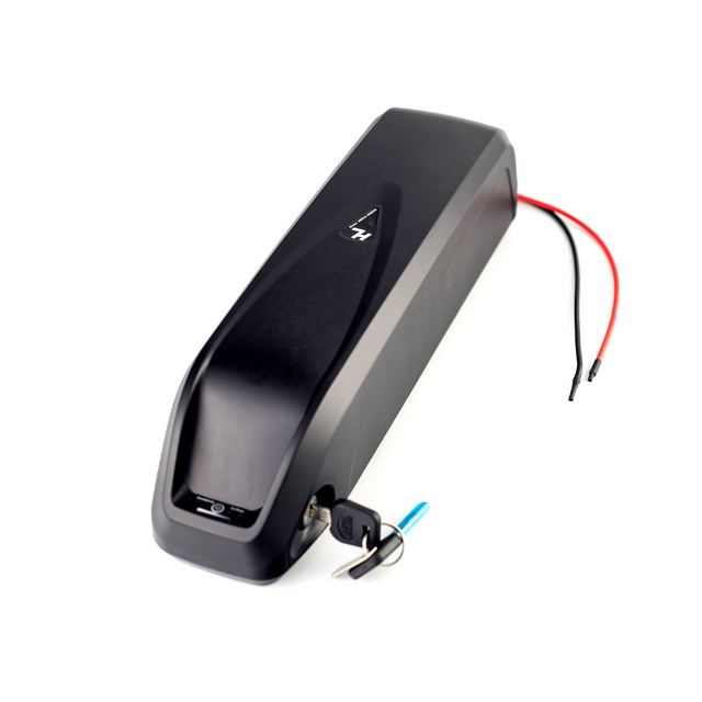 Batterie eBike du lithium ion de Hailong Type 36V 10Ah avec le port de charge DC 5.5 x 2.1mm