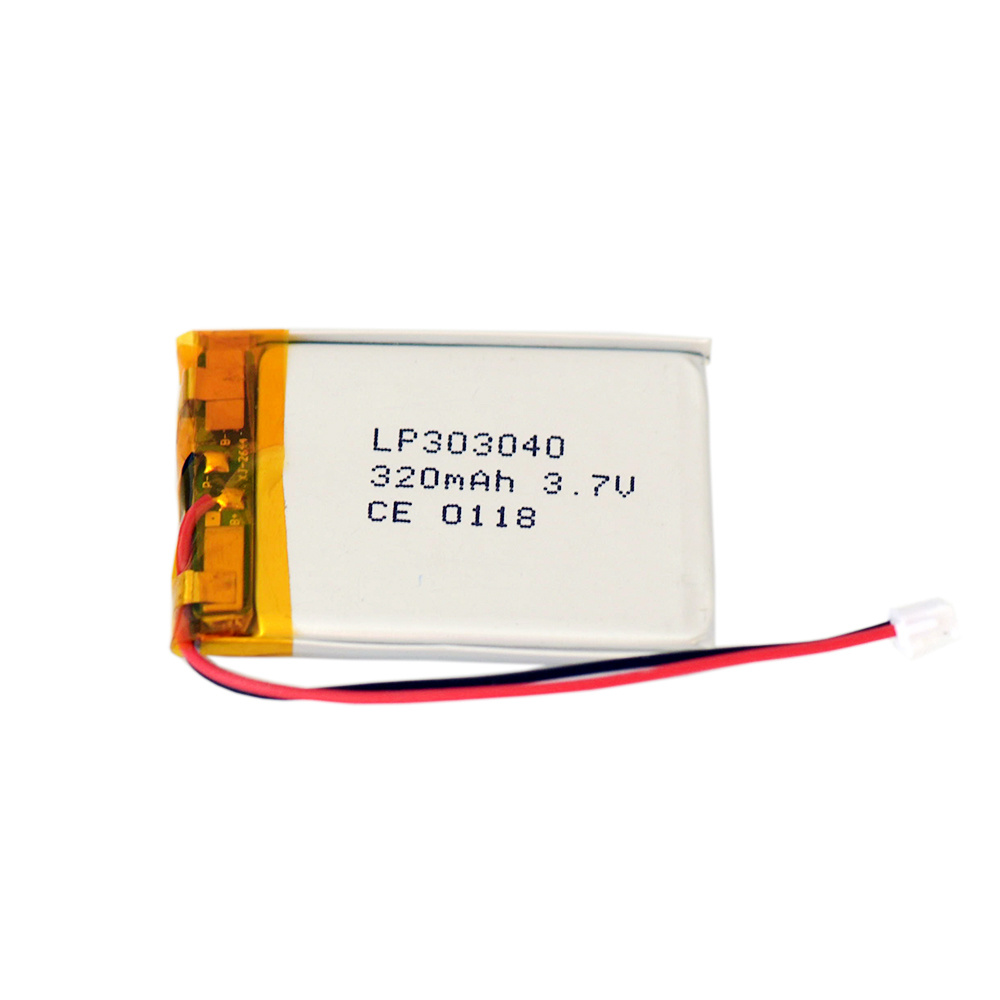 303040 3.7V 320mAh Li-ion de bateria lipo recarregável para produtos eletrônicos