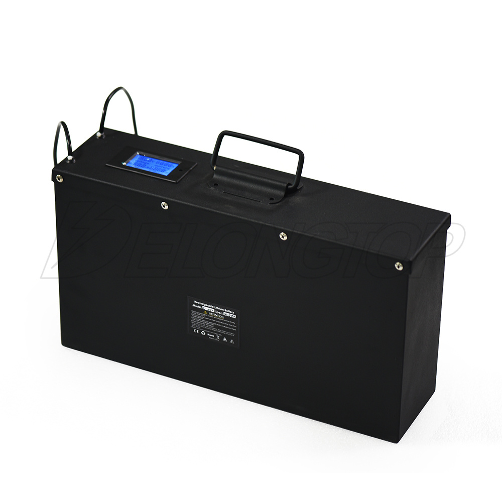 Batterie de stockage d'énergie LIFEPO4 12V 200AH Pack de batterie pour système RV / Solaire / Chariots de yacht / golf