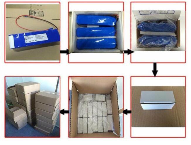 Paquete de baterías de litio de litio de litio de baterías de seguridad de 16v 60Ah para el coche eléctrico