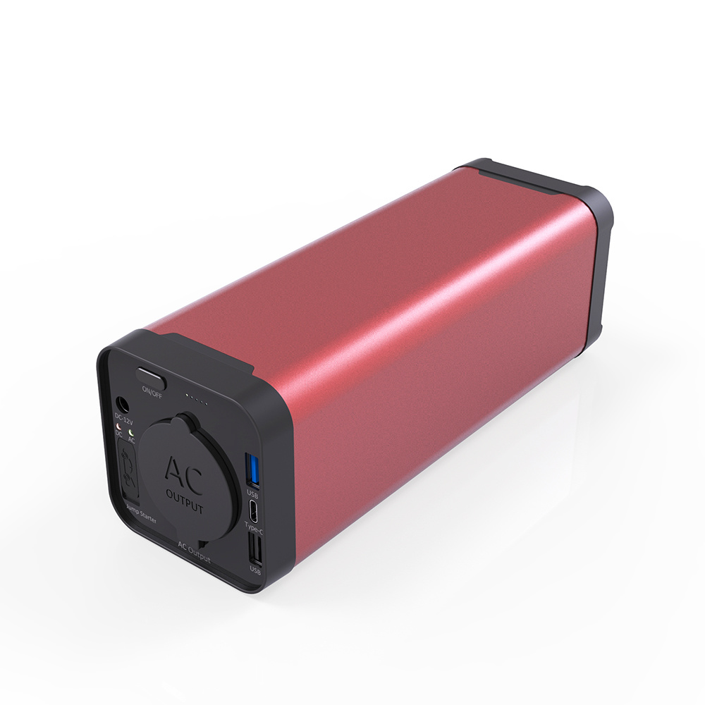 Portátil 150W 220V 230V CA Power Bank QC 3.0 Tipo C Paquete de baterías de iones de litio