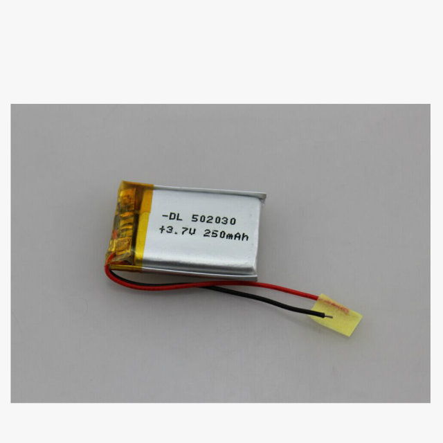 Bateria recarregável do polímero do lítio de 3.7V 250mAh para fone de ouvido