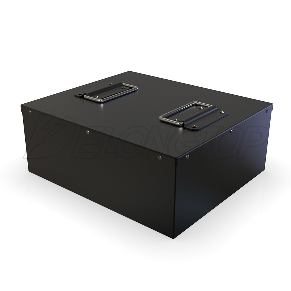 AGV Batterie 48V 40Ah Lithium-LiFePO4-Akku mit BMS-Metallkasten