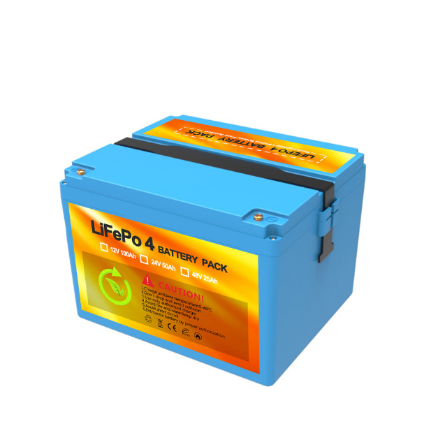 Pack de batterie LIFEPO4 12V 100ah avec BMS pour CAMPER RV