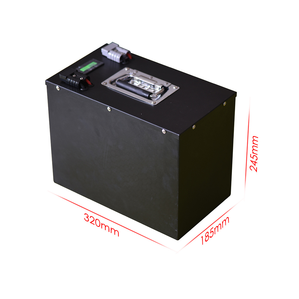 태양계 RV 보트 캠프 밴 골프 카트 리튬 충전식 배터리 LifePO4 배터리 팩 24V 100Ah
