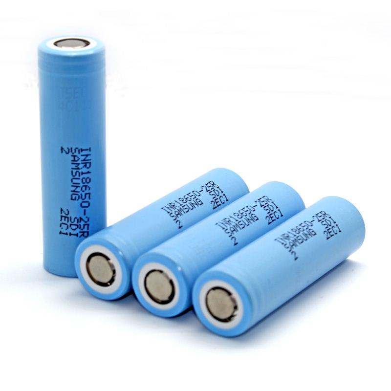 Bateria de íon de lítio recarregável 3.7V 18650