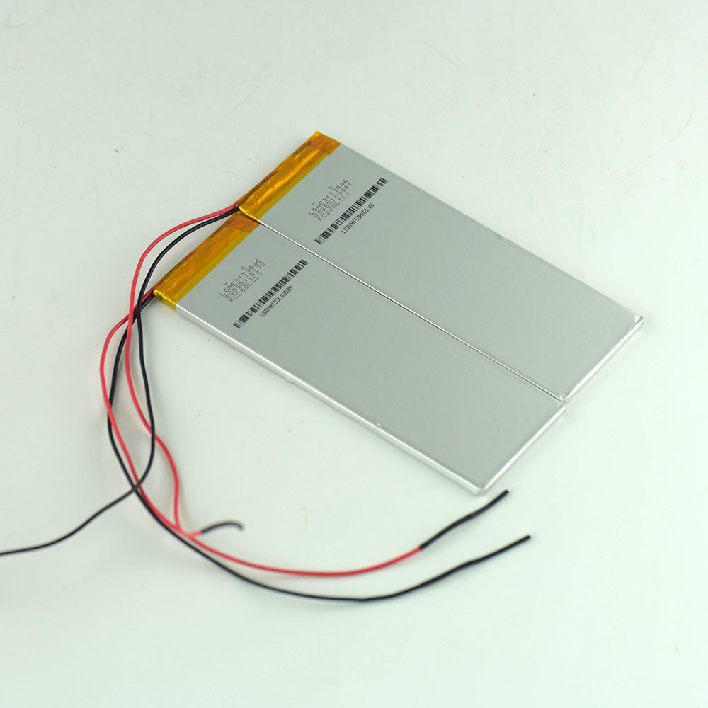 3.7V 3100mAh lipo batería recargable litio polímero de litio célula 3548135