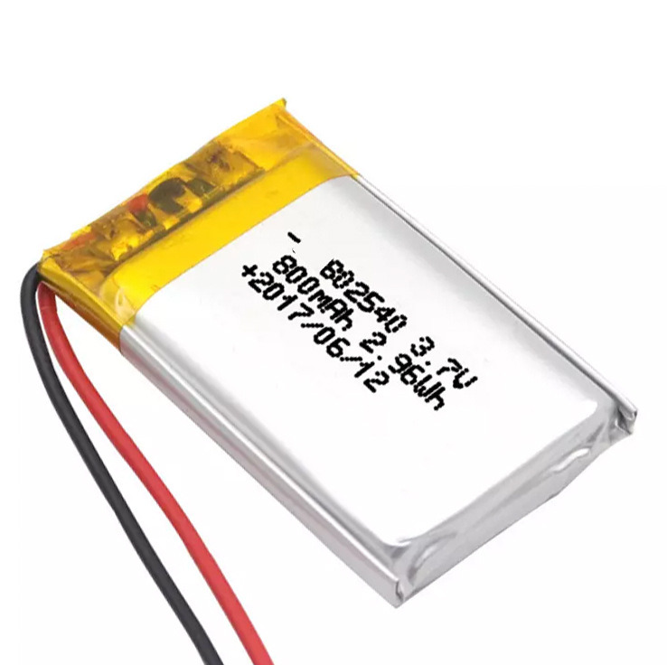 Batterie de lipo 3.7V 800mAh pour outil électrique Cellule de batterie polymère Ithium 802540