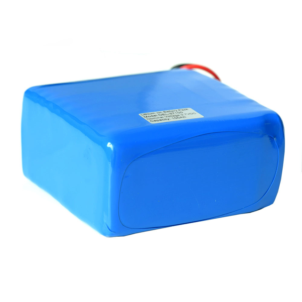 Pack de batterie Lipo 3.7v 100Ah avec circuit imprimé et fils pour caméra de vidéosurveillance