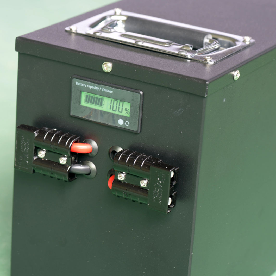Paquet de batterie LIHIUM PHOSPHATE 48V 100AH ​​PHOSPO4 avec BMS pour la base de télécommunications