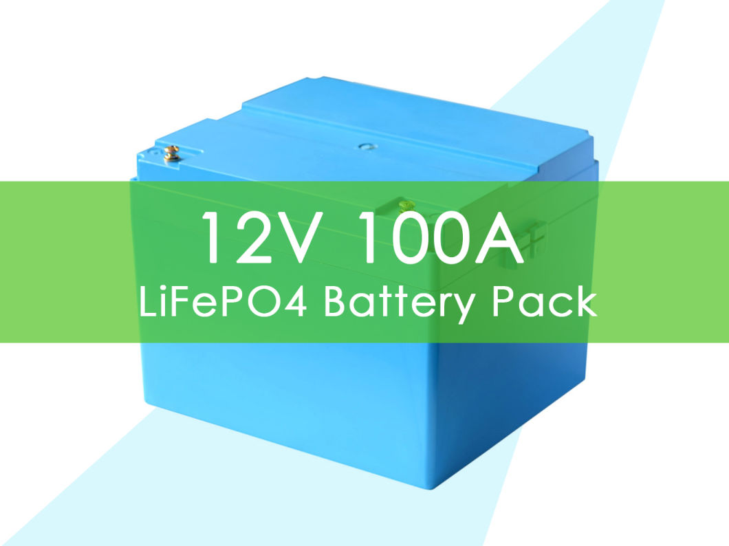 Batterie solaire à cycle profond de LIFEPO4 12V 100AH ​​20000 Times Li Ion Batterie