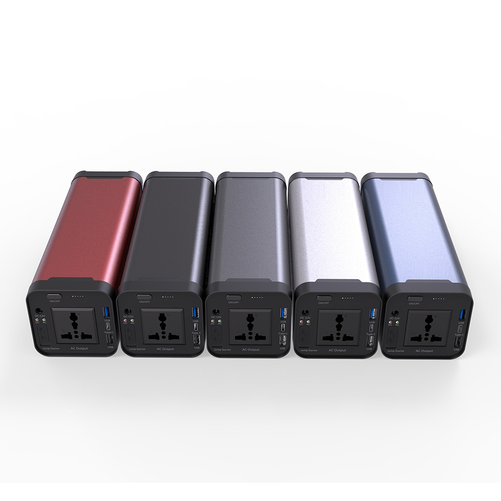 AC DC 12V 100V 220V Salida Multifuncional Litio 200W Power Bank portátil