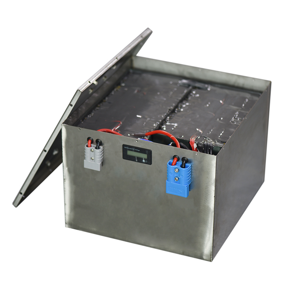 48V voltaje 100Ah Litio Ion Lifepo4 baterías 10kW Batería de almacenamiento para caravana al aire libre
