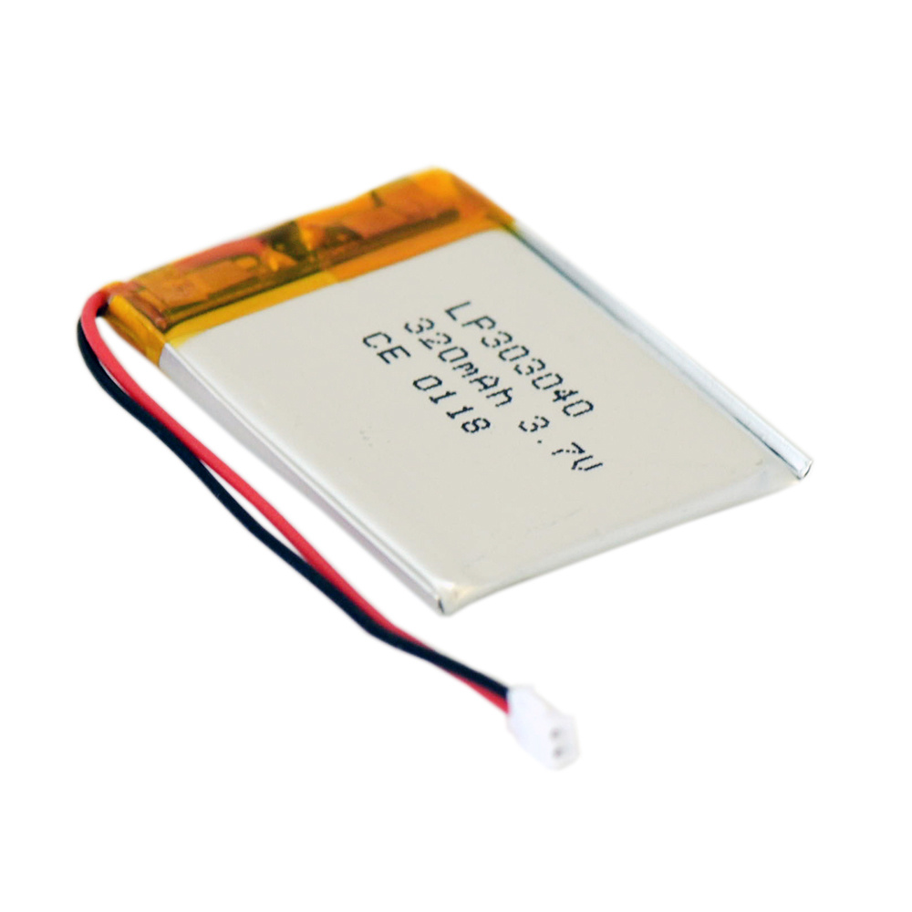 303040 3.7V 320mAh Li-ion de bateria lipo recarregável para produtos eletrônicos