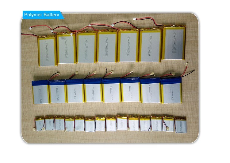 3.7V 2250MAH 604760 Cellule de batterie de polymère au lithium