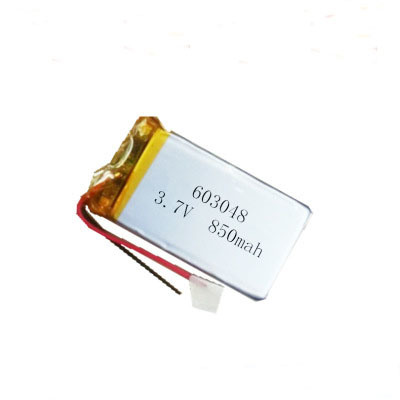 3.7V 850mAh-Lipo-Batterie wiederaufladbare Lithium-Polymer-Batteriezelle 603048