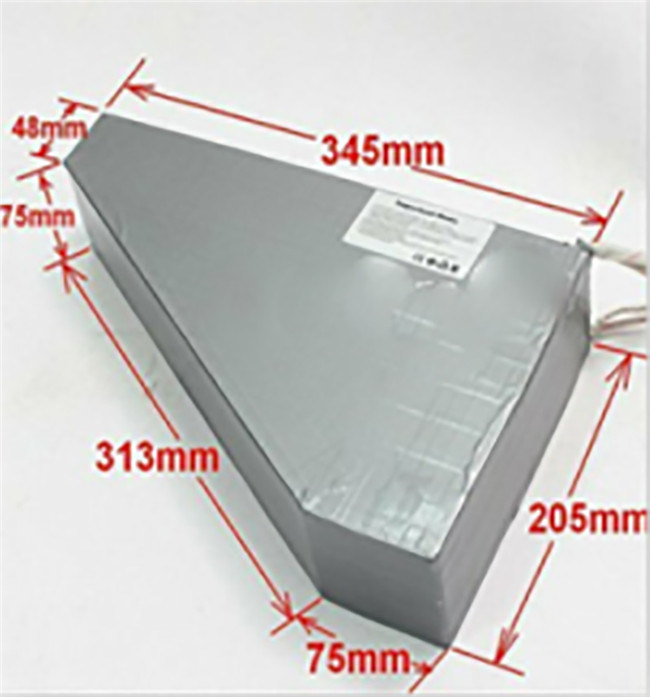 Kundenspezifisches Design 48V 20Ah-Lithium-Ion-Akkus-Batterie-Pack 48-V-Dreieck-Batterie für 1000 W. Elektrofahrrad