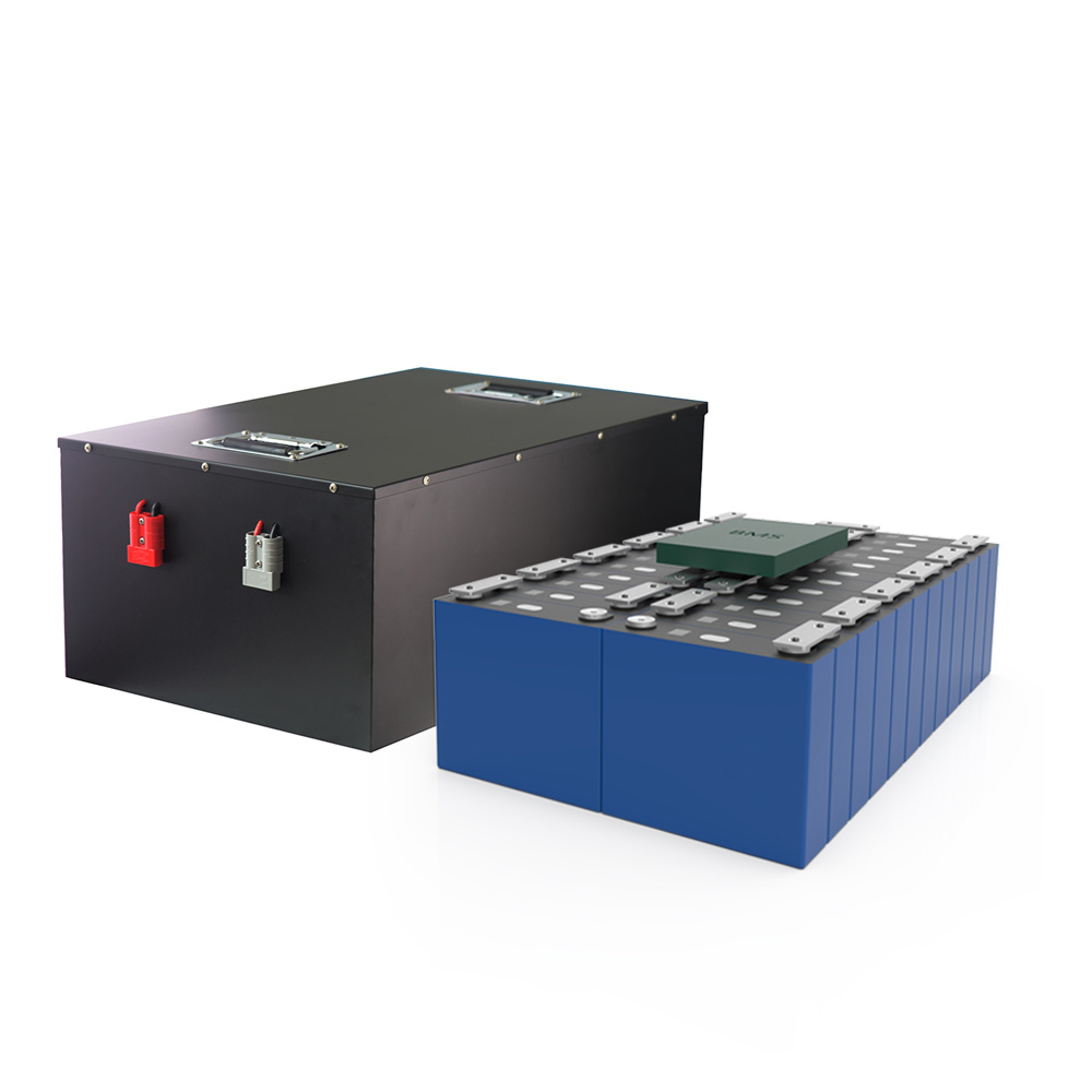 Batería de litio de litio de 10kw LifePo4 recargable 48V 200Ah Paquete de baterías con 200a BMS