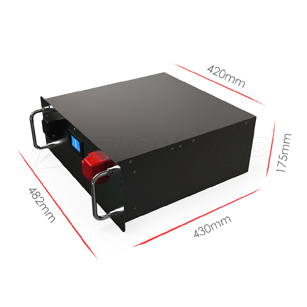 Batería de litio LIFEPO4 48V 100AH ​​para almacenamiento solar doméstico con RS485 (se puede conectar en paralelo)