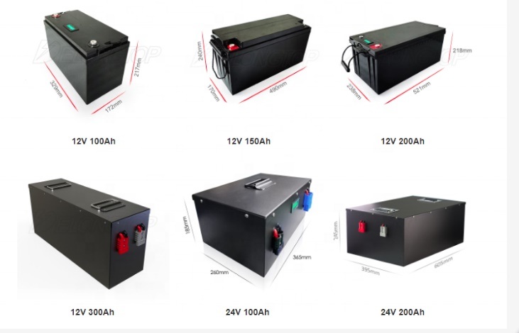 Can Be Größe und 200Ah Nennkapazität Li-Ionen-Solar-Batterie 48V 200Ah Customized