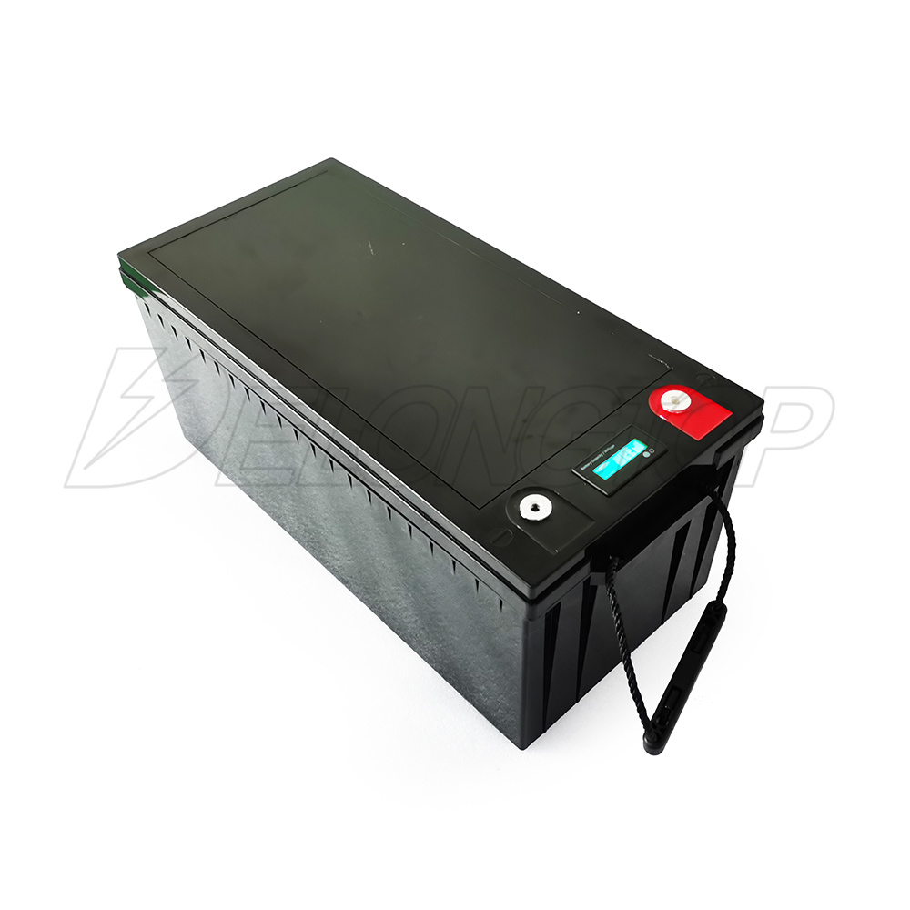 Elektro-Auto / Golf Auto / Gabelstapler Akku 12V 200Ah Lithium-Ionen-LiFePO4 Batterie-Speicher mit BMS