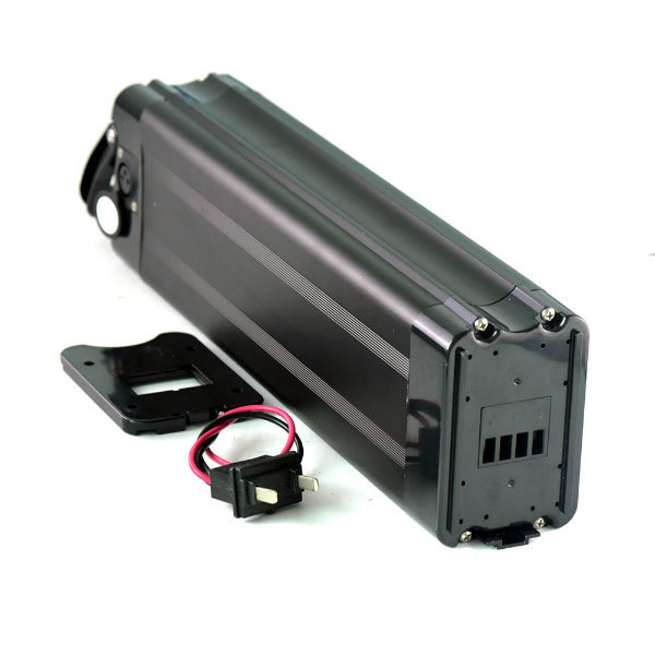 Batterie de type poisson en argent noir 48V 15ah pour vélo électrique 48V 750W