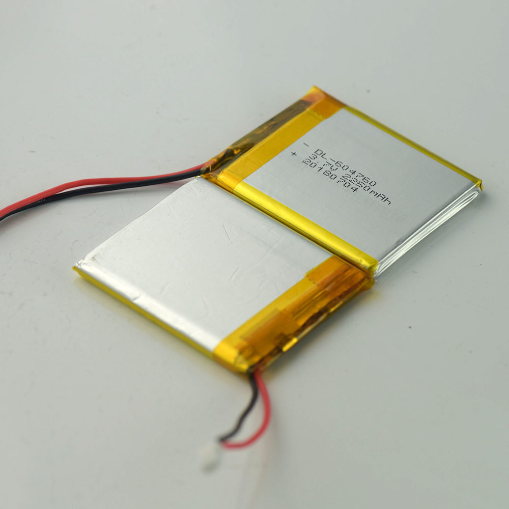 Batería de lipo de lipo de 3.7V 2250mAh Célula de batería de polímero de litio 604760