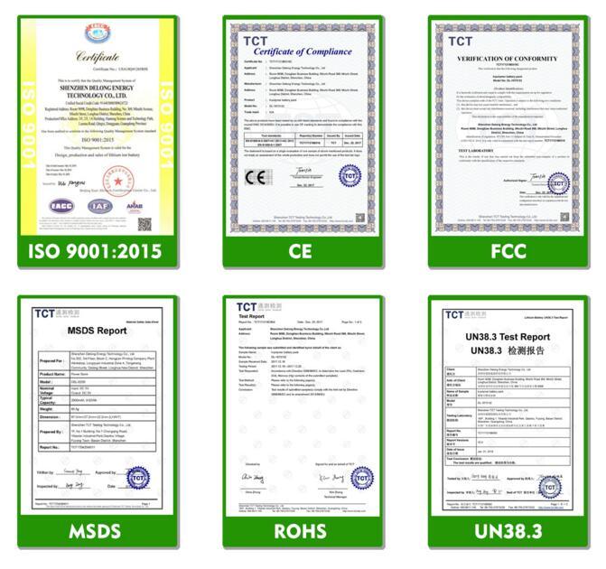 Batería de litio de 12V 50Ah LIFEPO4 Solar RV Barco Ciclo profundo Ciclo AgM Reemplazo