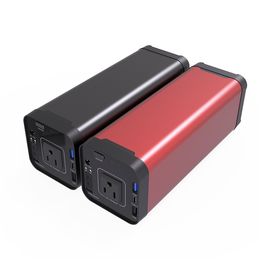 110V-240V 40000mAh Powerbank Fast Charger 180W Peak-Car Jump Starter mit AC / DC / USB