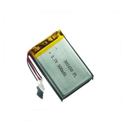 3.7V 500MAH LIPO Cellule de batterie de batterie de polymère lithium-ion rechargeable 303450