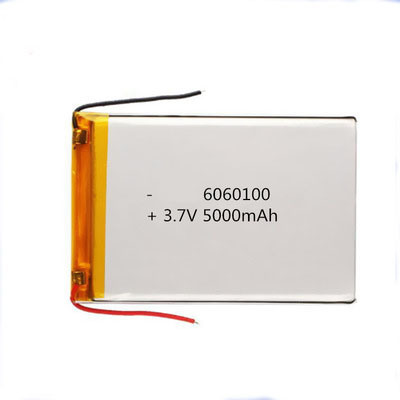 Cellule de batterie de polymère de polymère LIPO 3.7V 5000MAH LIPO 6060100 pour la banque d'alimentation