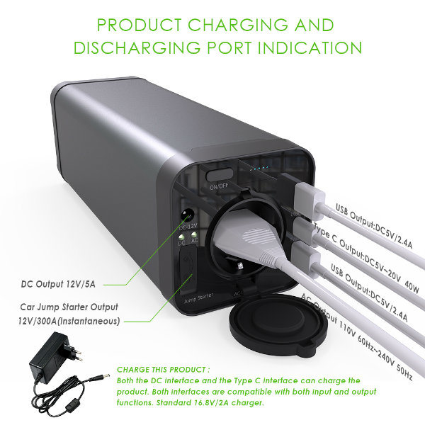 150Wh Travel Charger Alimentation pour le camping