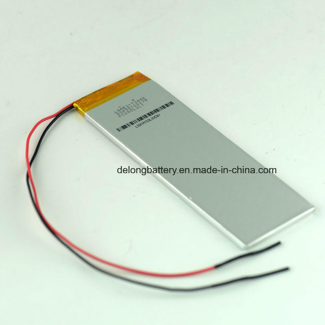 Bateria de polímero de lítio 3.7V 3100mAh com PCM