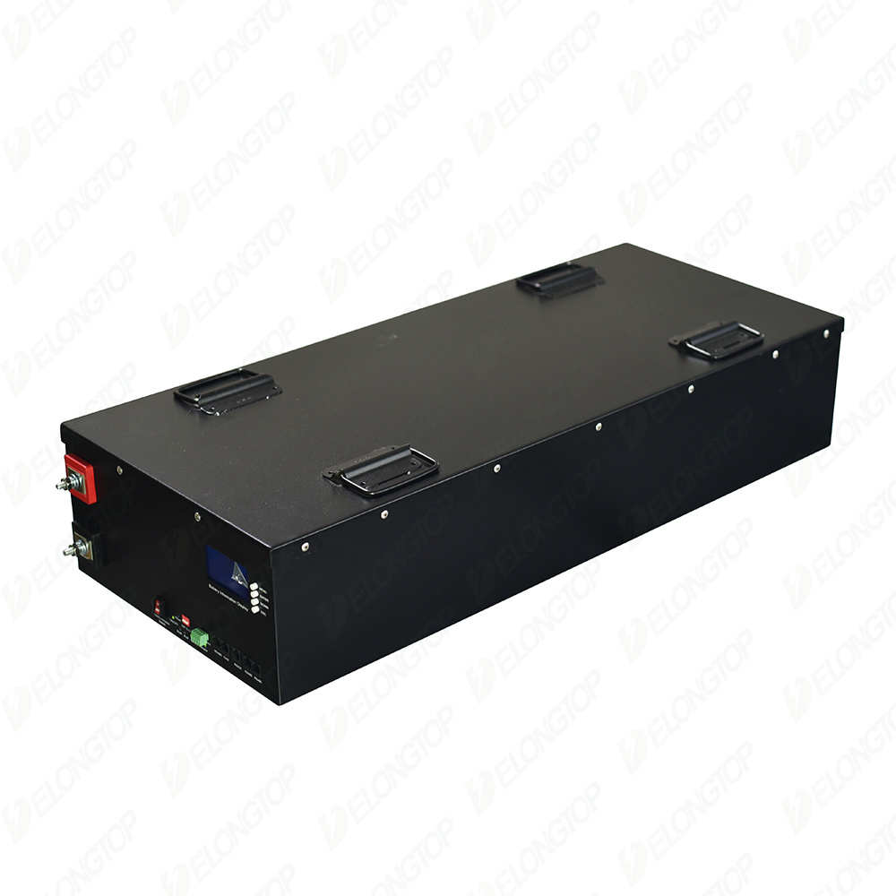 Top proveedor 48V LIFEPO4 Battery 48V 200Ah Battery RS485 RS232 Opción para el sistema de almacenamiento solar