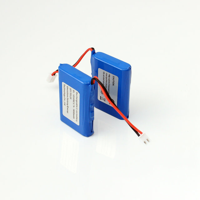 Batterie de lithium-lit en aluminium rechargeable 3,7 V 1800MAH 103450 avec connecteur JST